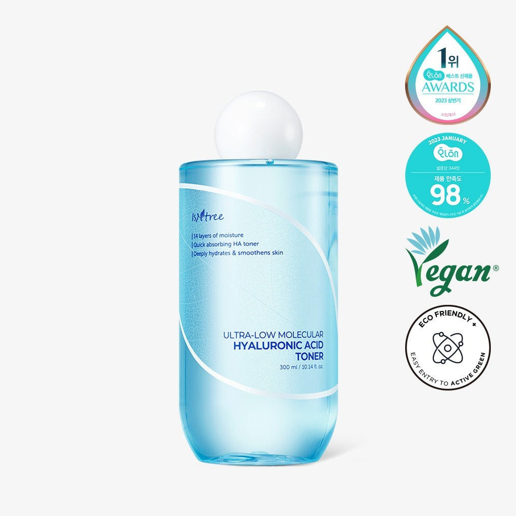 Ultra-low molecular weight hyaluronic acid toner 300ml