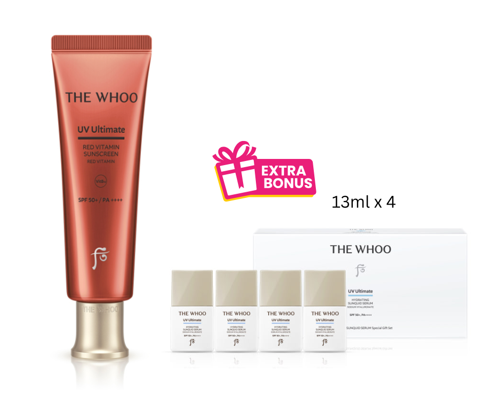 Gongjinhyang UV Ultimate Red Vitamin Sun NAD+ 50ml spf50/pa++++ (🎁)