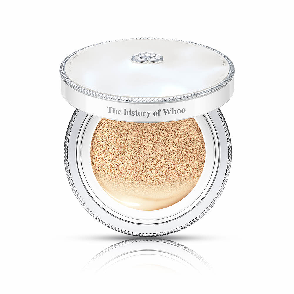 Gongjinhyang seol Whitening Moisture Glow Cushion Special Set 1 + 2 refills (SPF50+, PA+++)