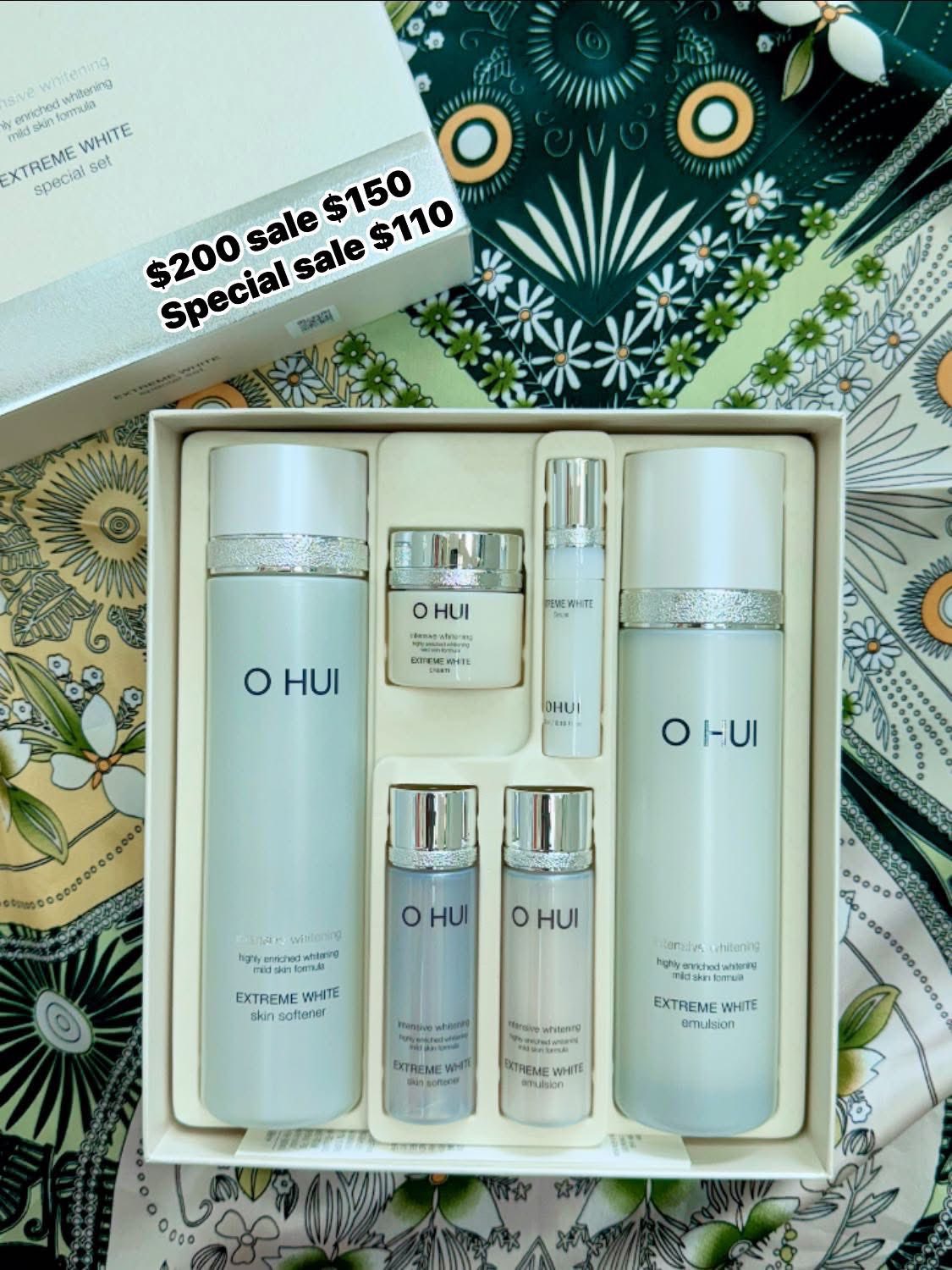 OHUI extreme White 2pcs Set