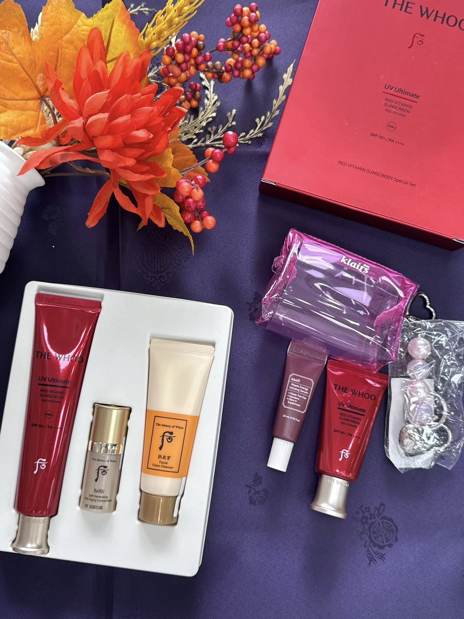 Gongjinhyang UV Ultimate Red Vitamin Sun NAD+ spf50/pa++++, Special Set 75ml