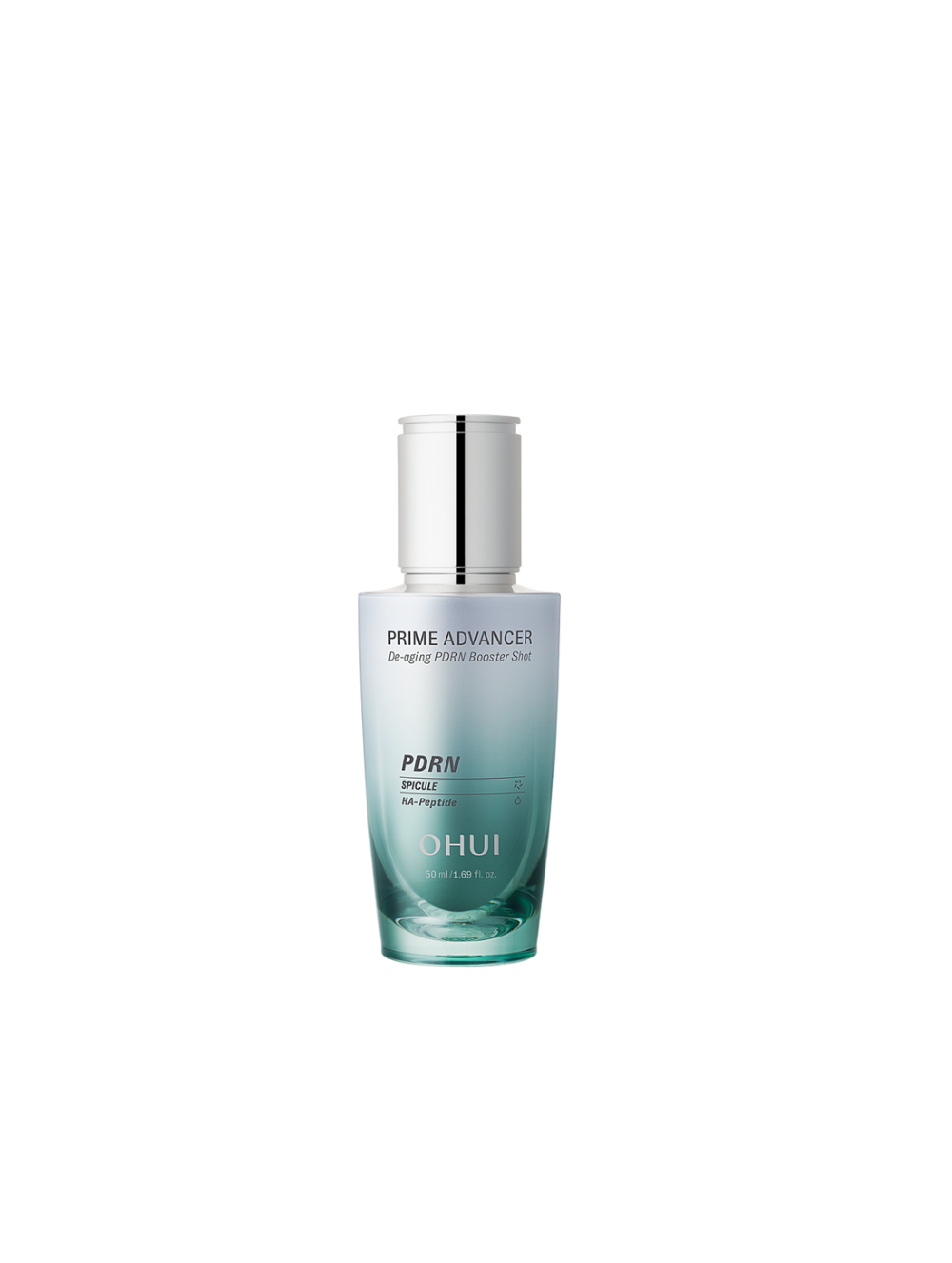 OHUI Prime Advancer De-Aging PDRN Booster Shot Ampoule (50ml + 50ml + face wash 40ml)
