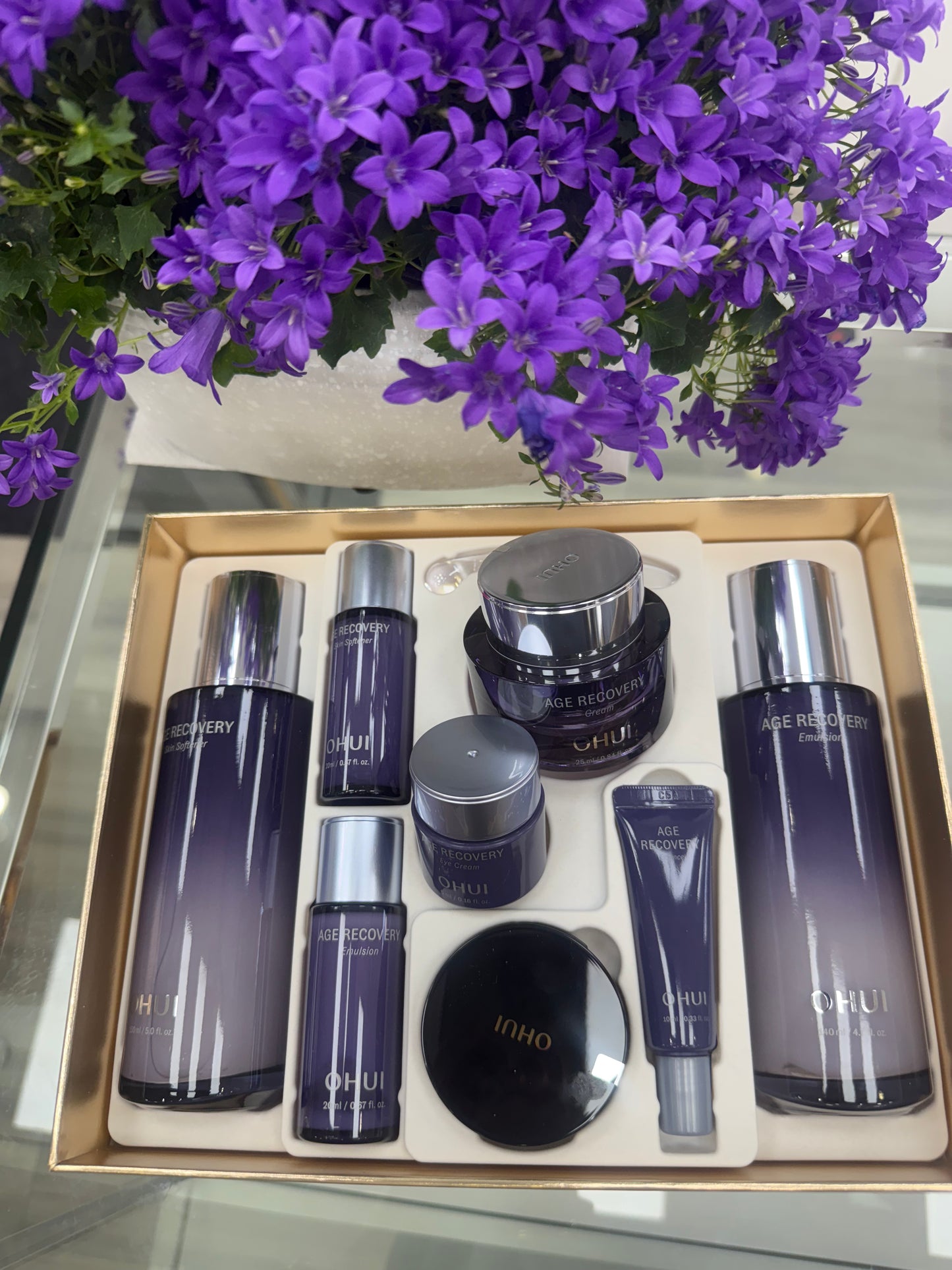 O HUI AGE RECOVERY 3pcs Set (skin softener, cream, emulsion, travel size)