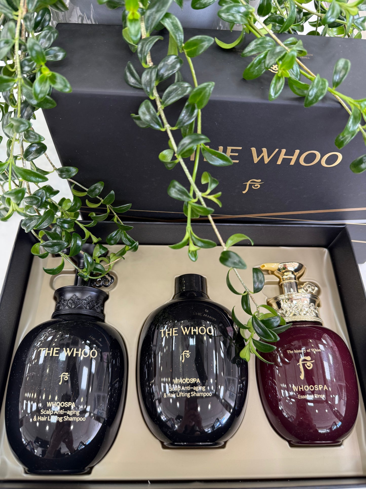 The Whoo Spa Shampoo Set: Scalp Anti-Aging & Hair lifting shampoo + Gift