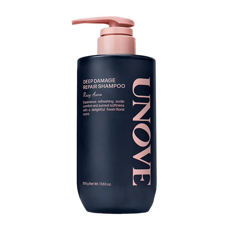 Unove Deep Damage Repair Shampoo 500ml - Rosy Aura