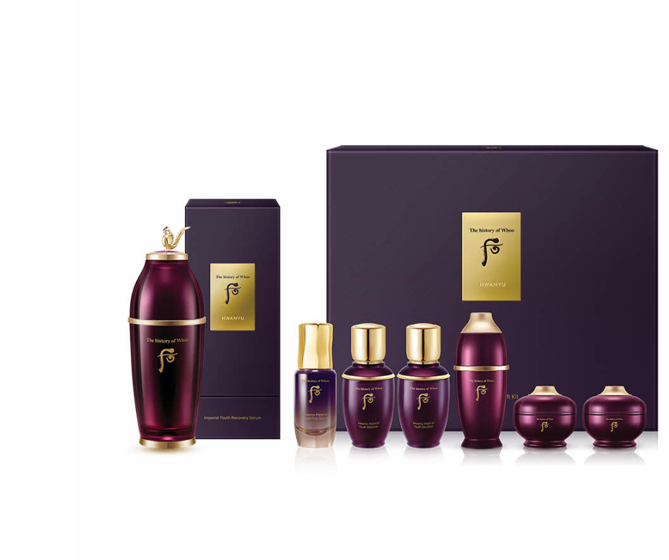 Hwanyu Imperial Youth Master Set : Cream 60ml + Serum 50ml + Eye Cream 25ml
