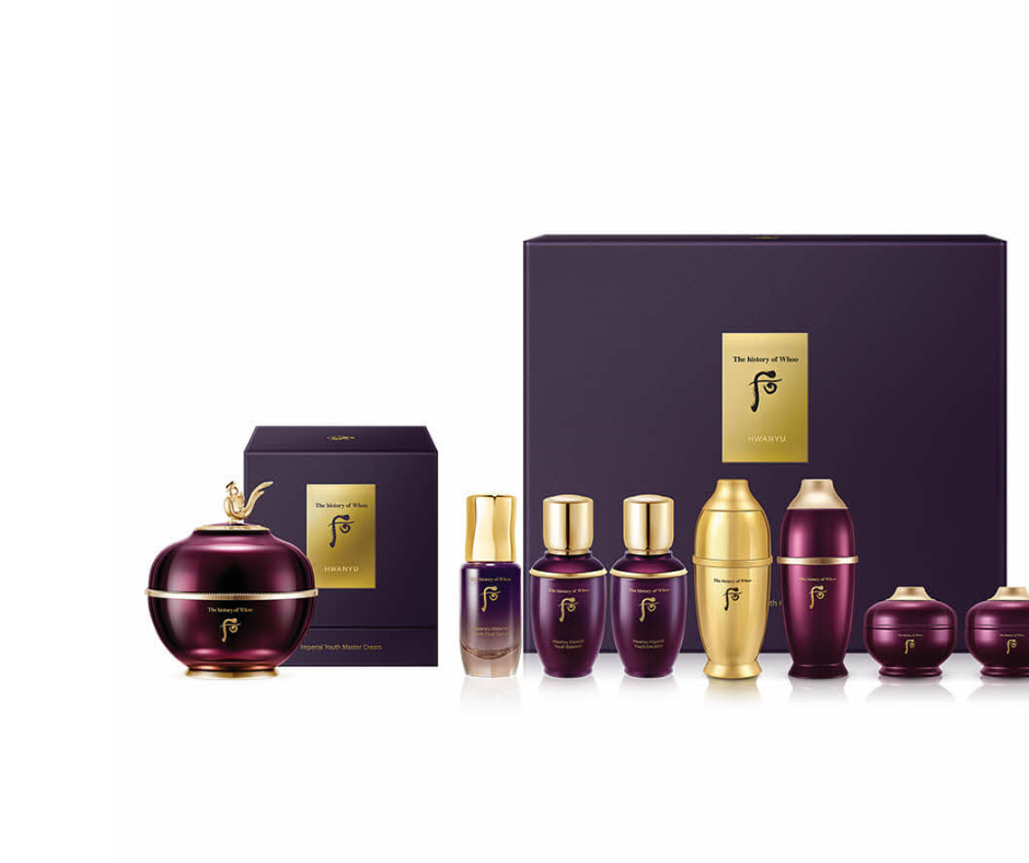 Hwanyu Imperial Youth Master Set : Cream 60ml + Serum 50ml + Eye Cream 25ml