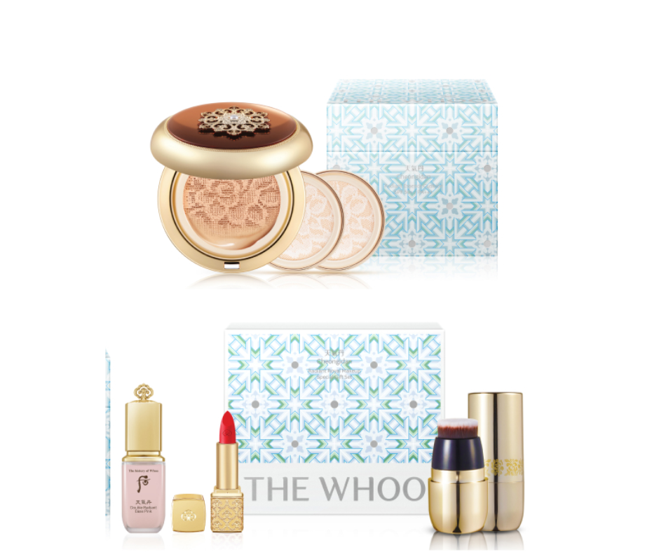 Cheongidan Radiant Essence Cushion 13g + 13g (Refill) x 2+ makeup brush + GIFT