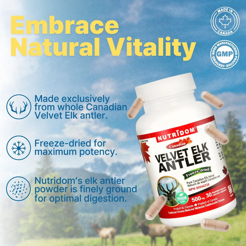 Nutridom Velvet ELK ANTLER 30 Capsule