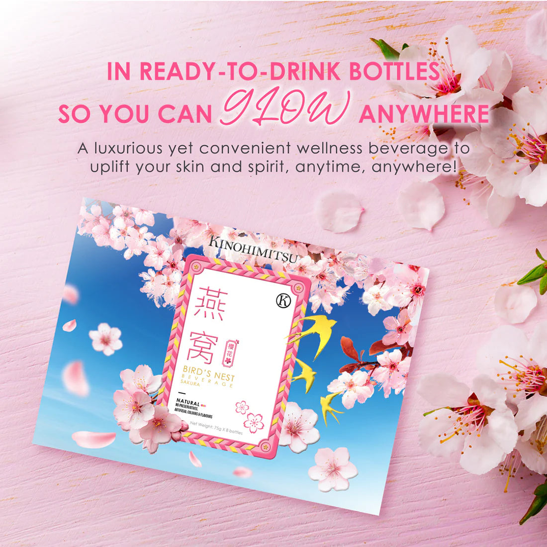 Bird’s Nest Drink with Sakura 8 jars/box