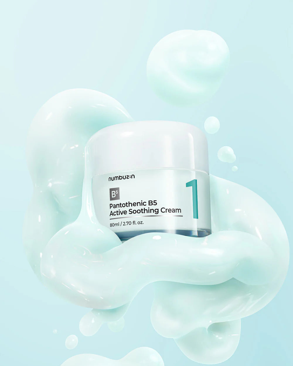 Numbuzin No.1 Pantothenic B5 Active Soothing Cream 80ml