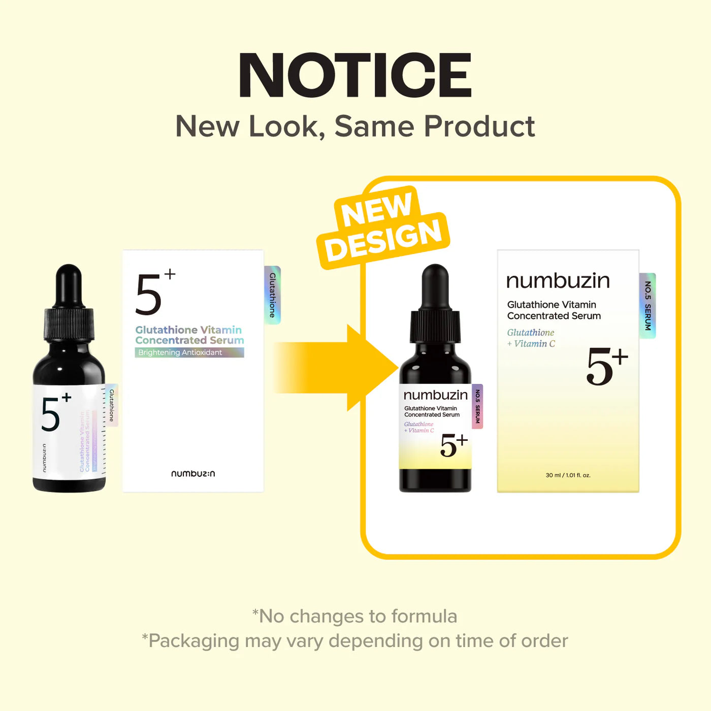 Numbuzin NO.5 Vitamin Concentrated Serum