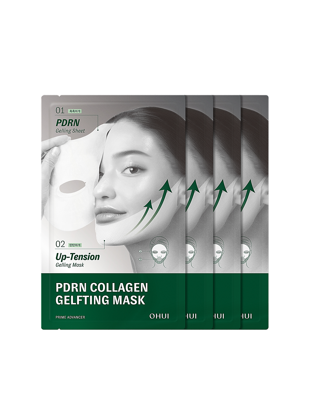 Prime Advancer PDRN Collagen Gel Lifting Mask ( 4 masks/set)