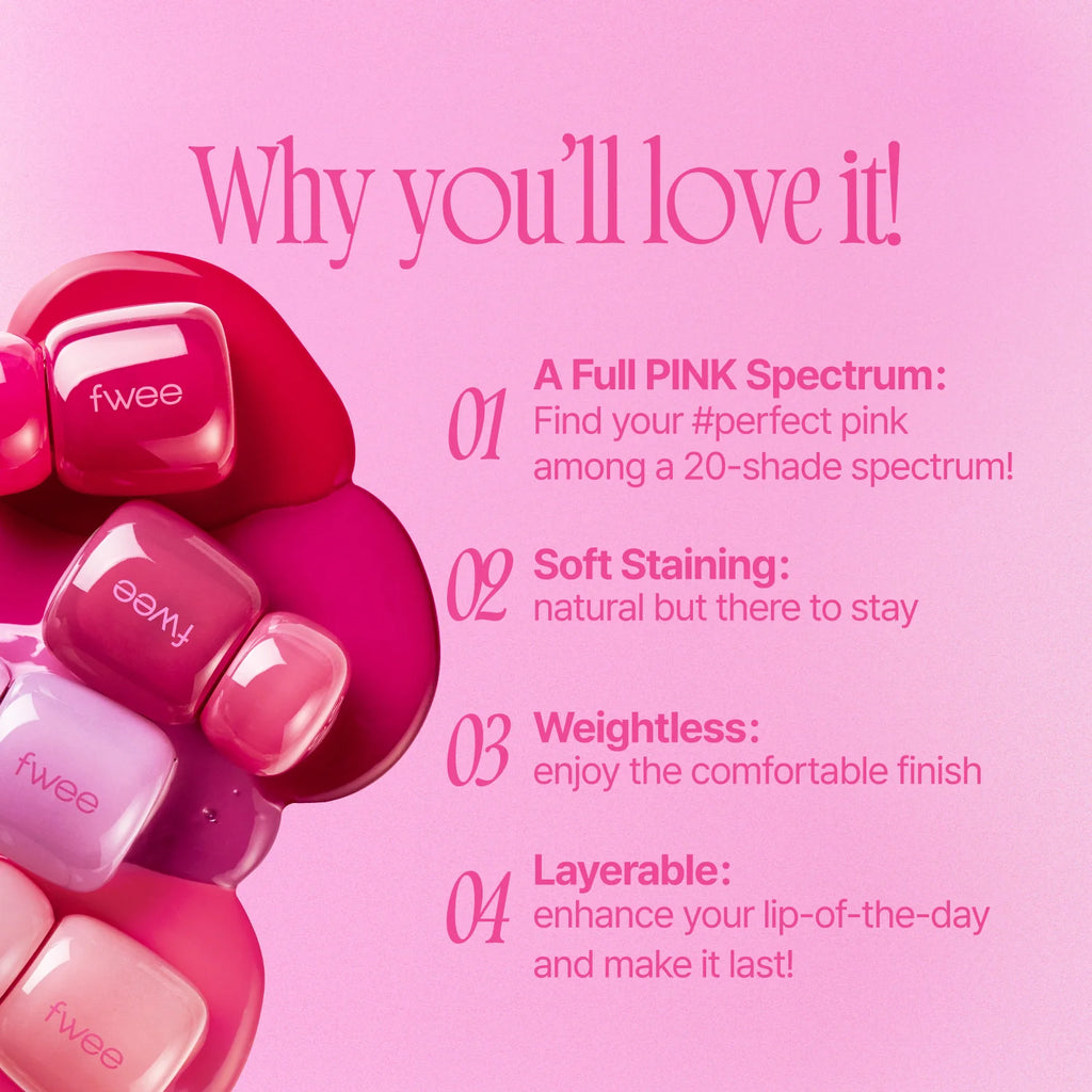 Fwee Pink Obsession Stay-Fit Lip Tint