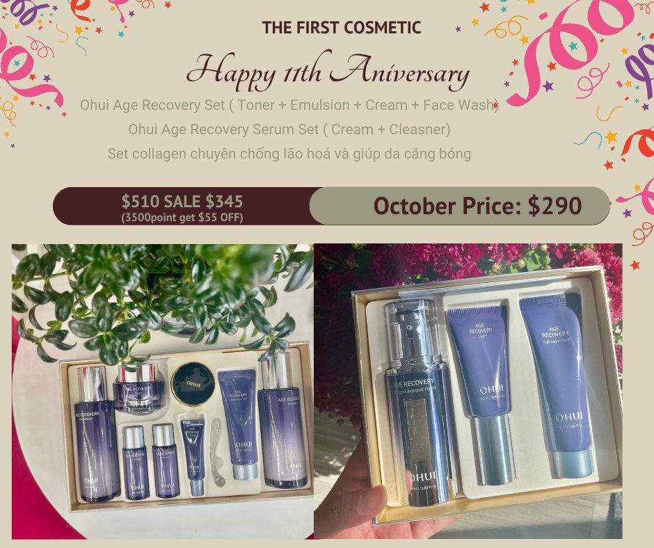 O HUI Age Recovery Special Set + O HUI Age Recovery Serum Set