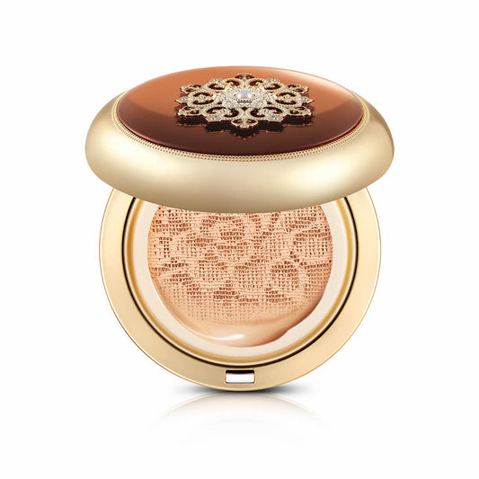 Cheongidan Radiant Essence Cushion 13g + 13g (Refill) + makeup brush