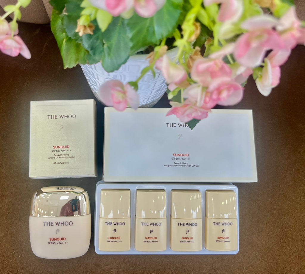 Gongjinhyang Sunquid UV Protective Cream 50ml SPF 50/PA++++ (+ Gift 🎁)