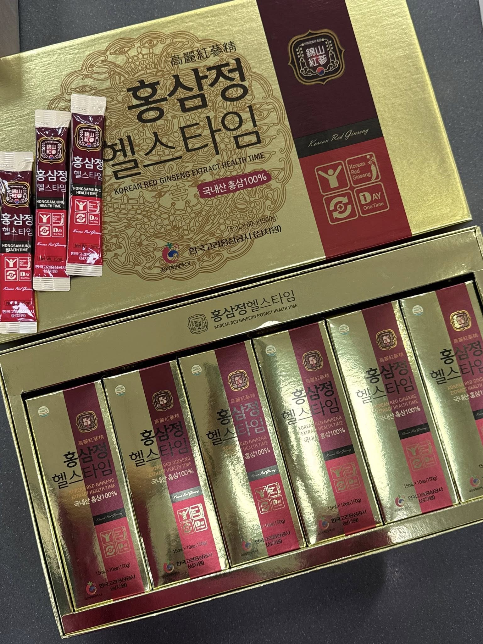 Korean Red Ginseng Extract, 15ml X 60packs