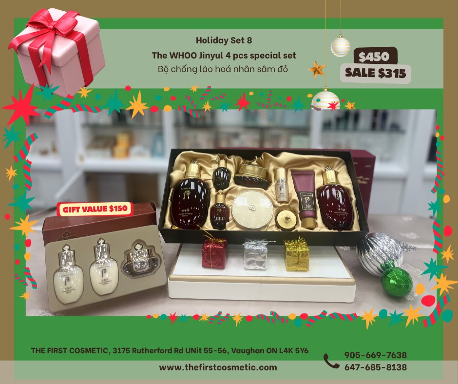 The Whoo Jinyulhyang Intensive Revitalizing 4pcs set