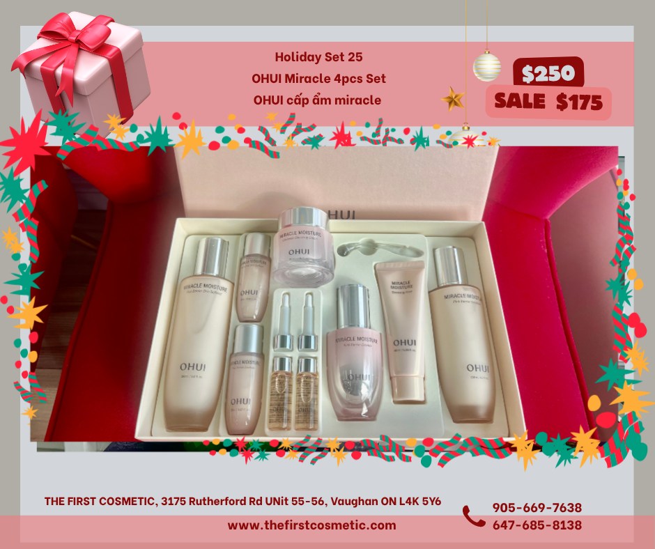 OHUI Miracle Moisture 4cs Special Set