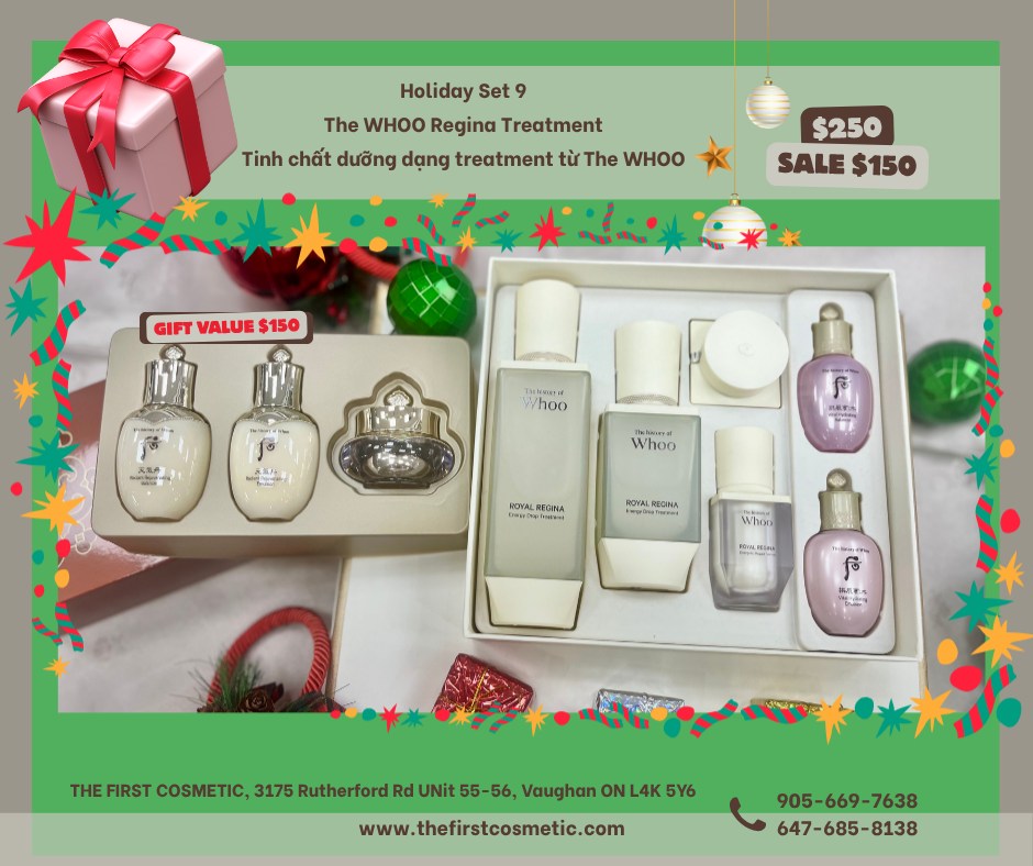 The Whoo Royal Regina Energy Drop Treatment Special Set + Gift