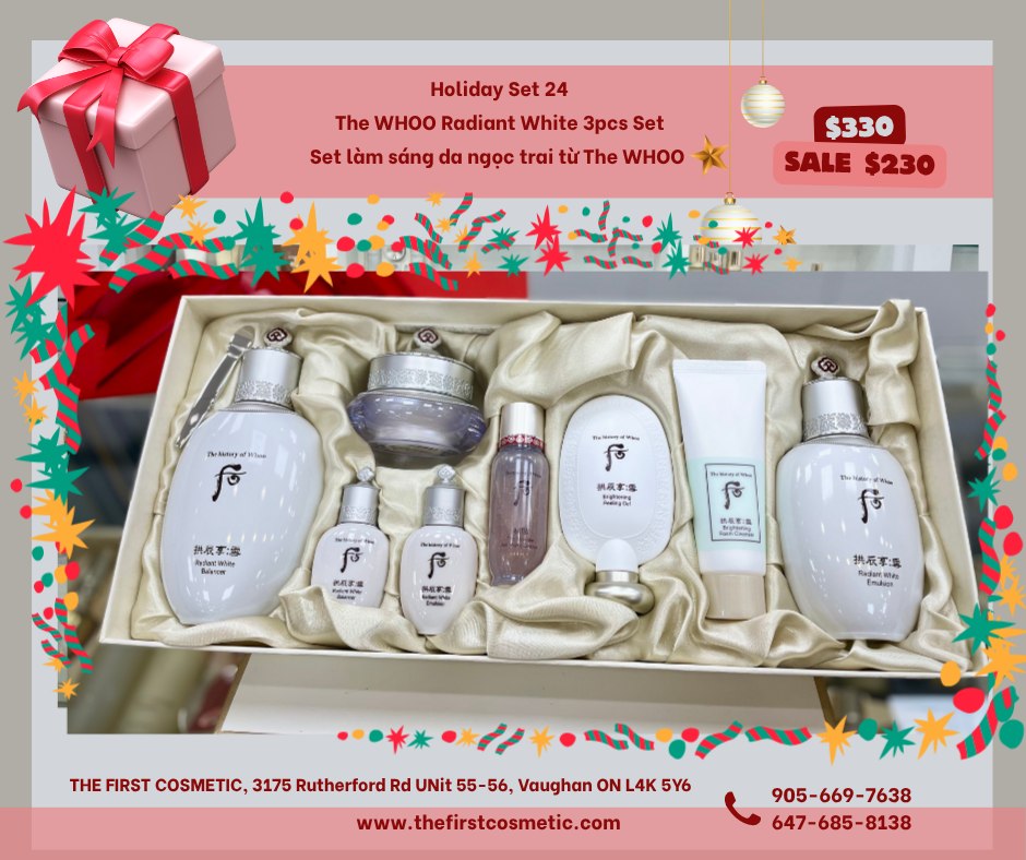 Gongjinhyang: Seol Radiant White  Special Set