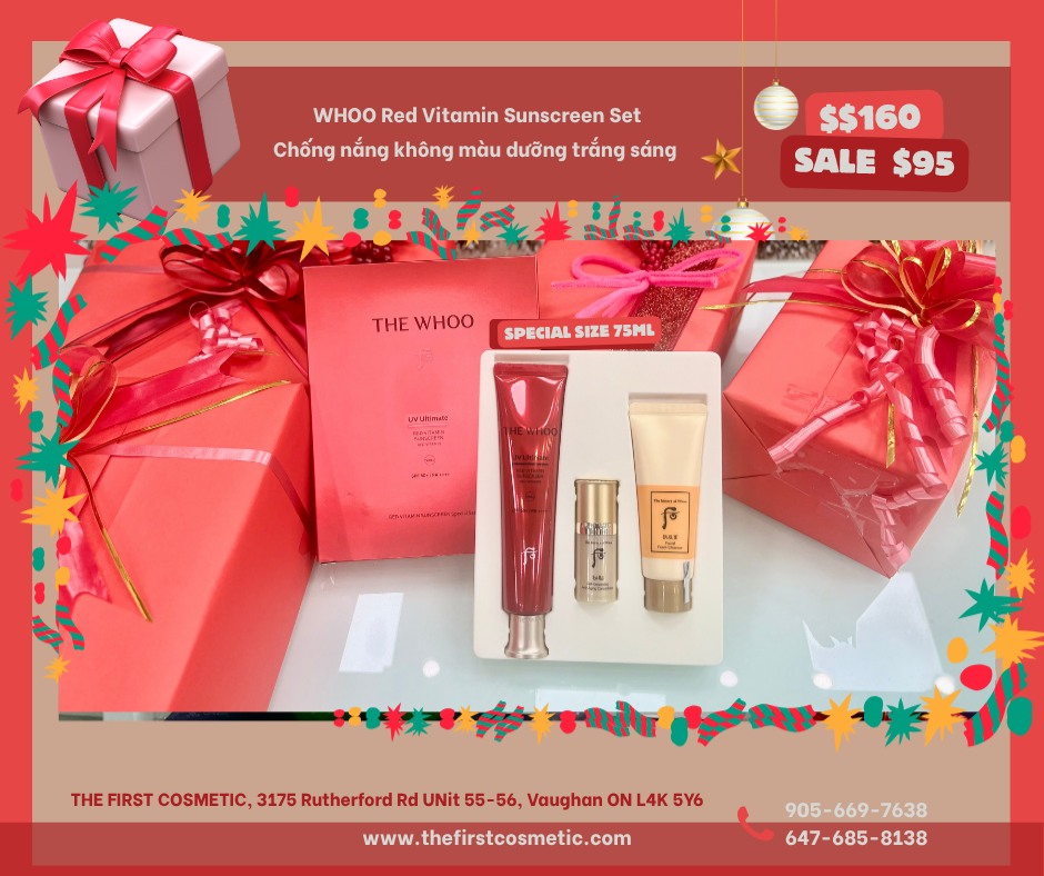 Gongjinhyang UV Ultimate Red Vitamin Sun NAD+ spf50/pa++++, Special Set 75ml