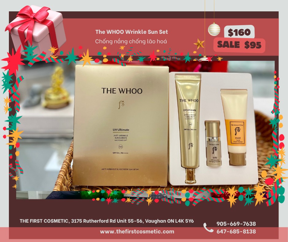 Gongjinhyang UV Ultimate Anti-wrinkle sunscreen  NAD+ 75ml set (spf50/pa++++) ❤️