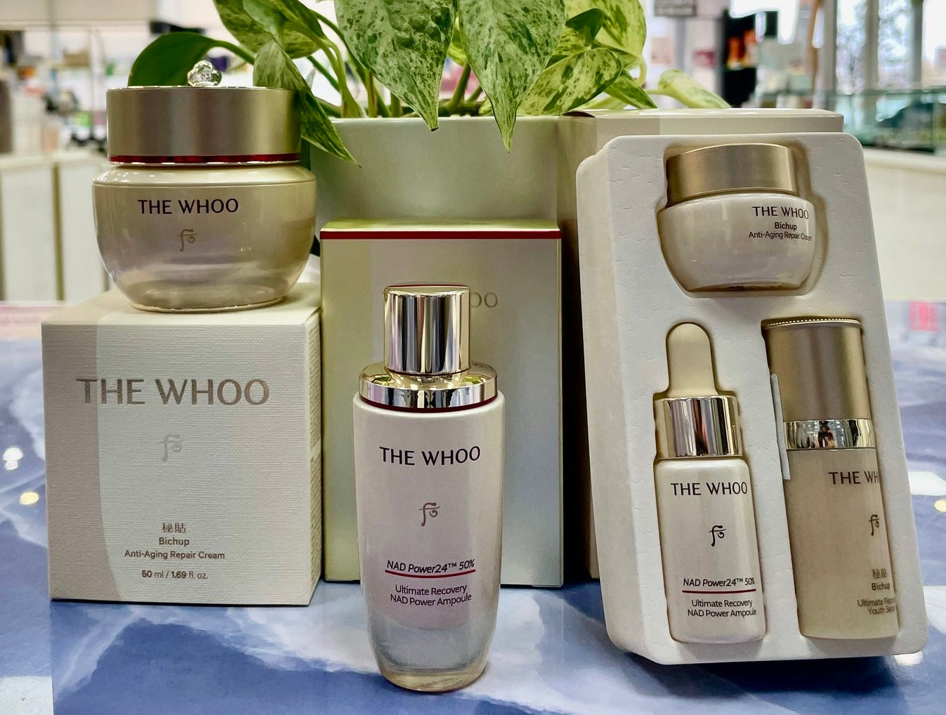 Combo The Whoo Bichup Ja Yoon NAD+ Cream 50ml + Ampoule 30ml