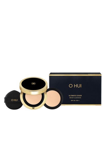OHUI Ultimate Cover Mesh Cushion 13g (Main Product) + 2 x 13g (Refill) (SPF 50/PA+++)