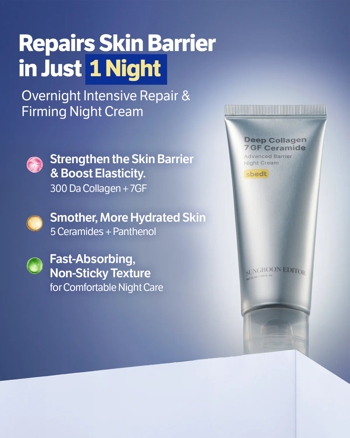 Deep Collagen 7GF Ceramide Night Cream