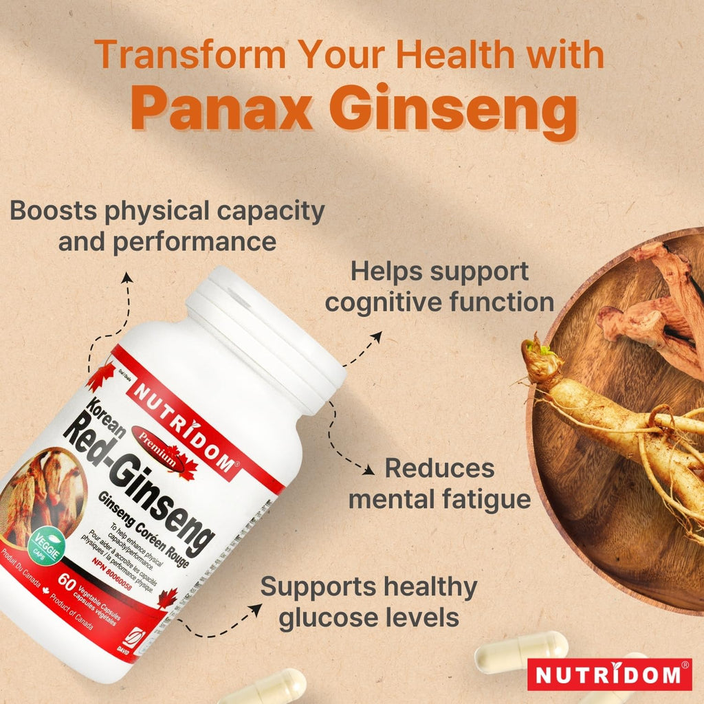 Nutridom Korean Red-Ginseng 60 Capsules