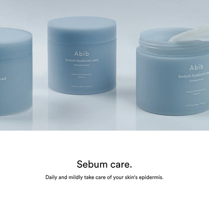 Abib Sedum Hyaluron Pad Hydrating Touch Toner Pad