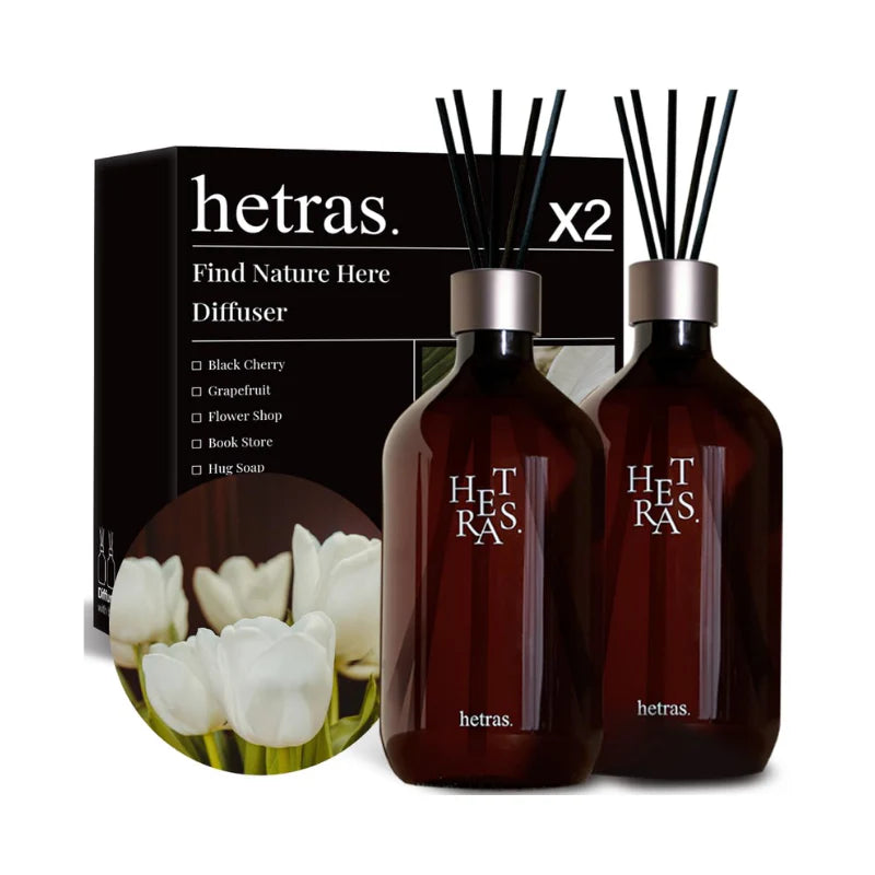 hetras Premium Diffuser 500ml x 2 – The First Cosmetic