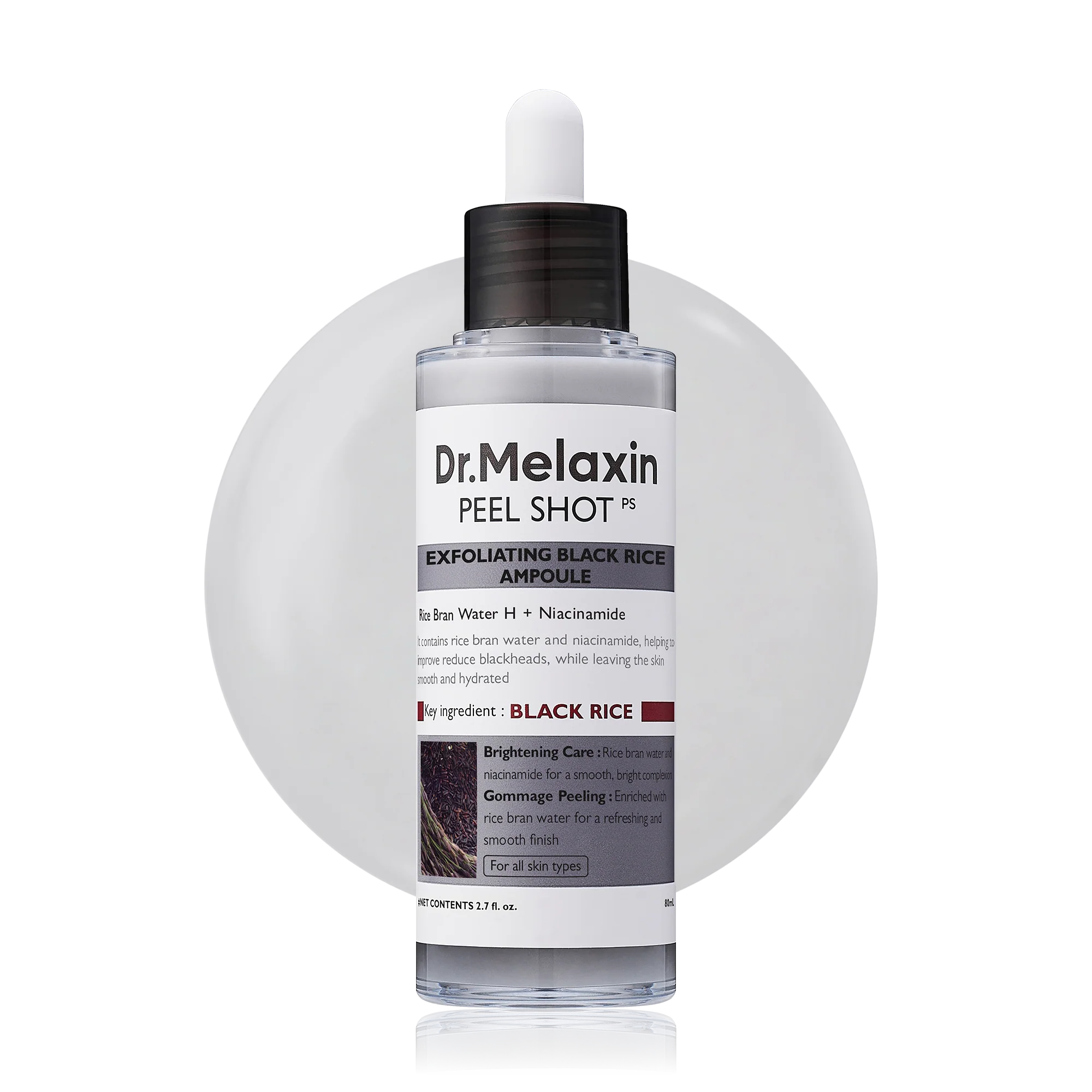 Peel Shot Glow Black Rice Ampoule 80ml