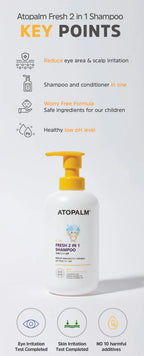 Atopalm Fresh 2 in 1 Shampoo