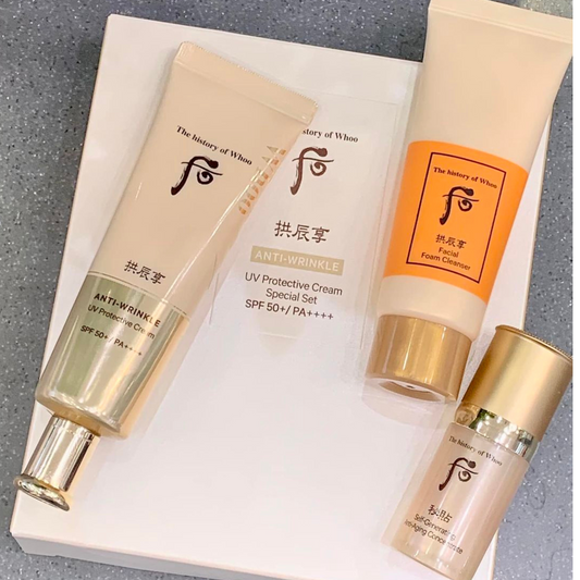 Gongjinhyang Anti-Wrinkles Protective Day Cream Special Set
