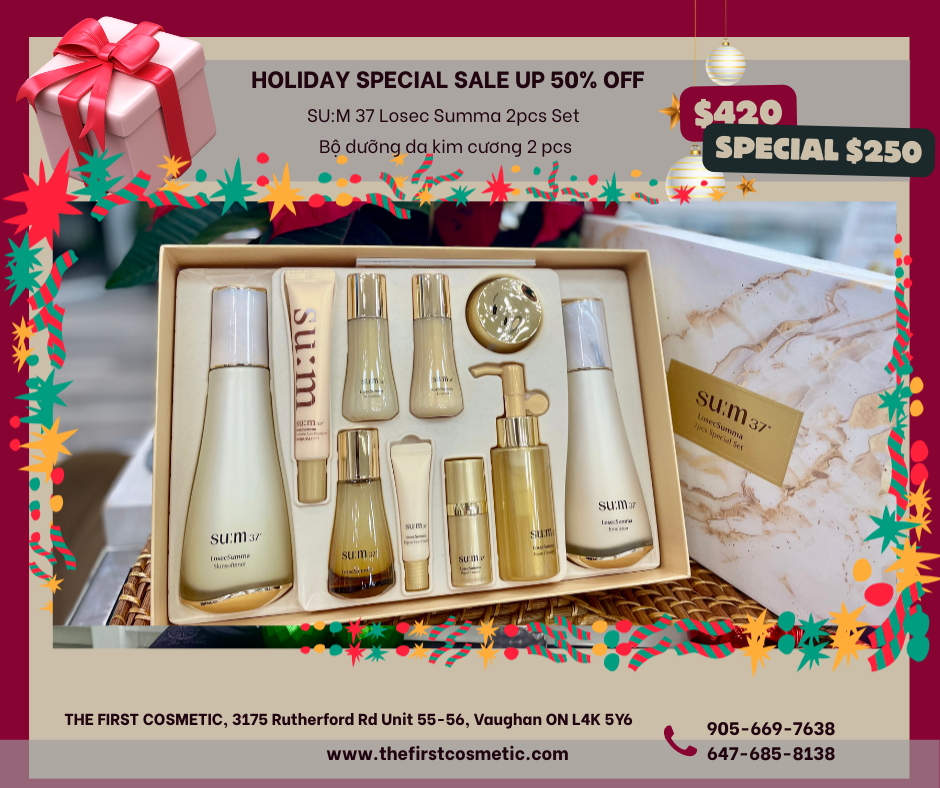 Sum 37 Losec Summa Special 2pc set [ skin softener + emulsion + gift travel size