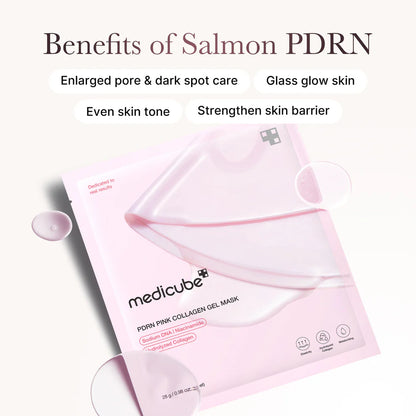 Medicube Salmon PDRN Pink Collagen Jelly Gel Mask 1 MASK