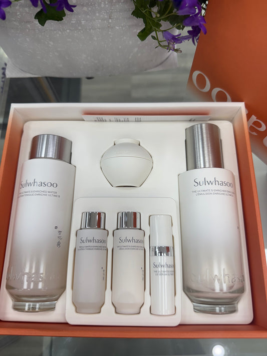 Sulwhasoo Ultimate S 2pcs Set (Skin Softener, emulsion, travel size)
