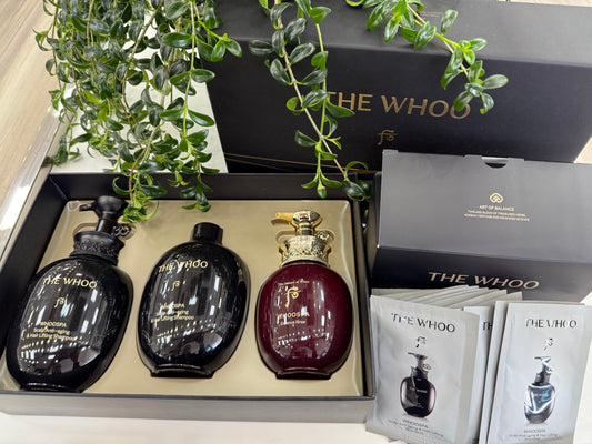 The Whoo Spa Shampoo Set: Scalp Anti-Aging & Hair lifting shampoo + Gift
