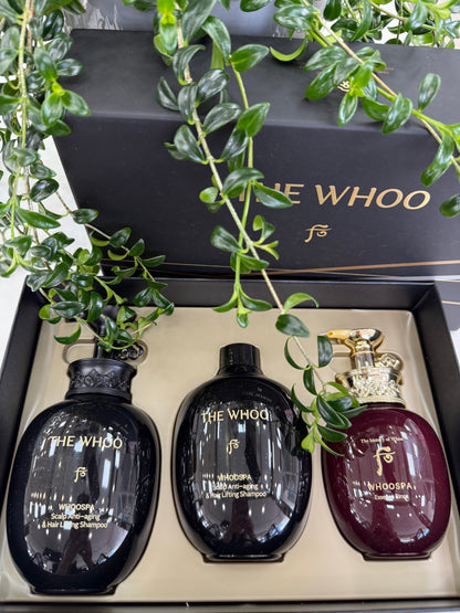 The Whoo Spa Shampoo Set: Scalp Anti-Aging & Hair lifting shampoo + Gift