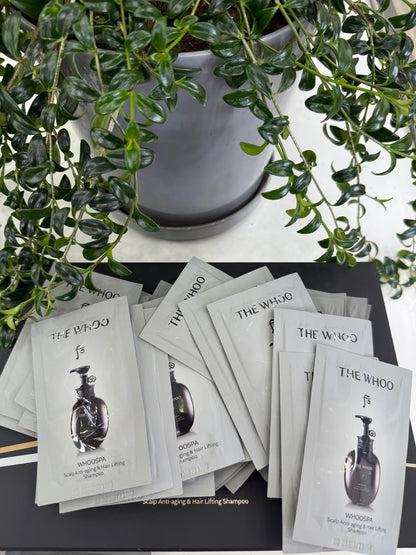 The Whoo Spa Shampoo Set: Scalp Anti-Aging & Hair lifting shampoo + Gift