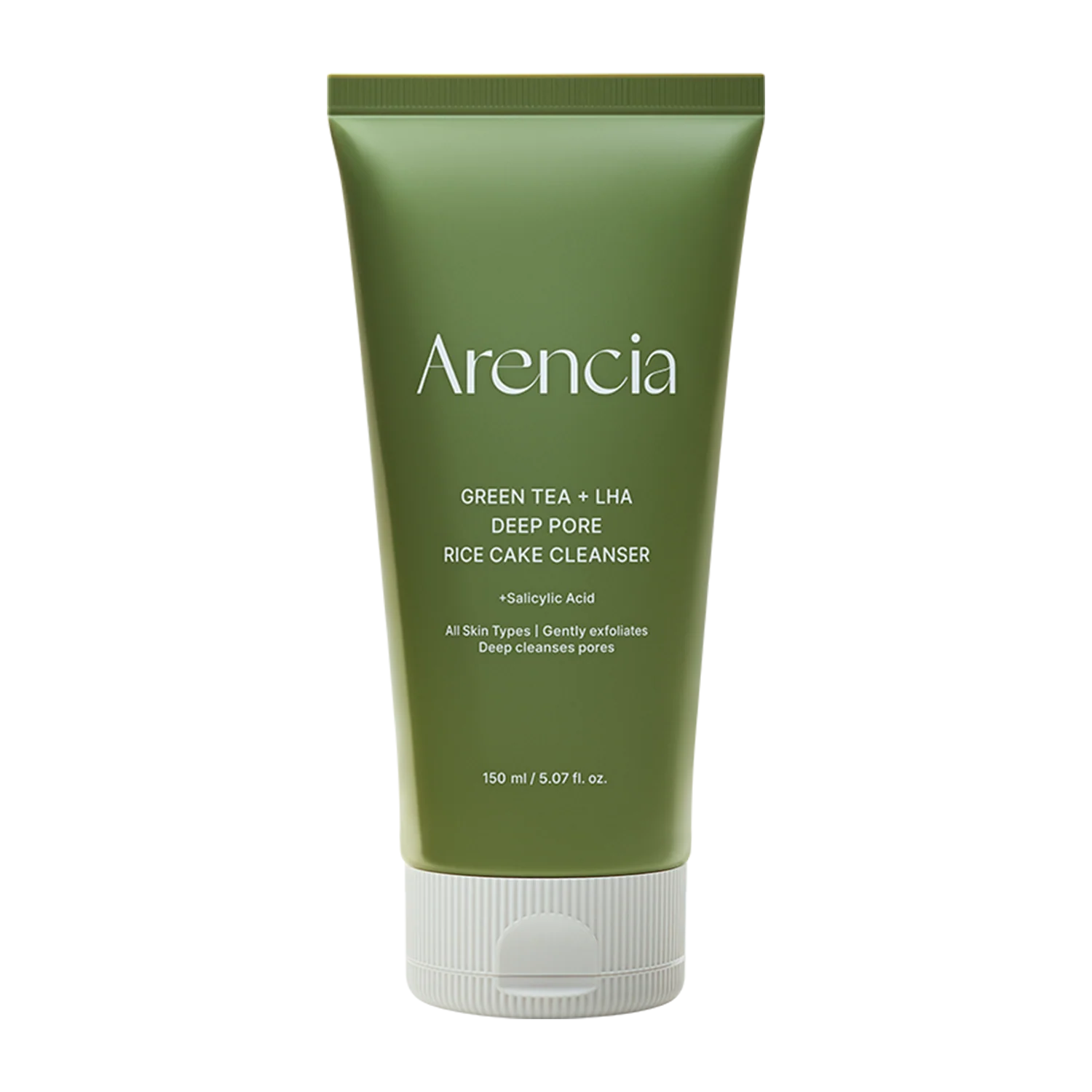 Arencia Green Tea + LHA Deep Pore Rice Cake Cleanser