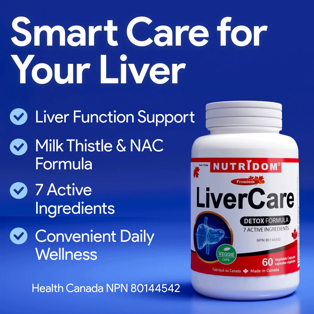 Nutridom Liver Care Detox Formula 60 Capsules