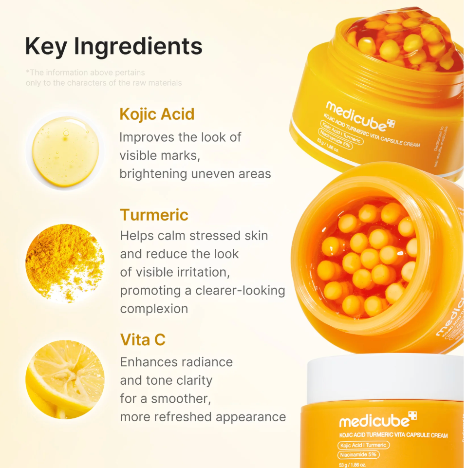 Kojic Acid Turmeric Vita Capsule Cream