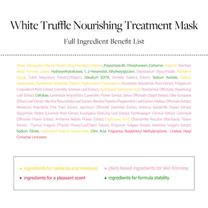 D'ALBA White Truffle Nourishing Treatment Mask