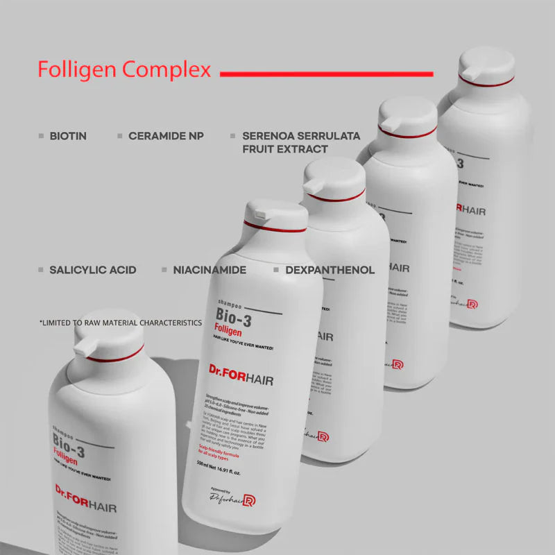 Dr.FORHAIR Folligen Bio 3 Shampoo 500ml