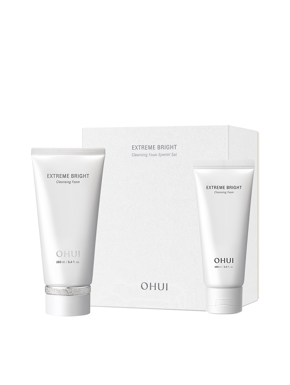 OHUI Extreme White Cleansing Foam Set
