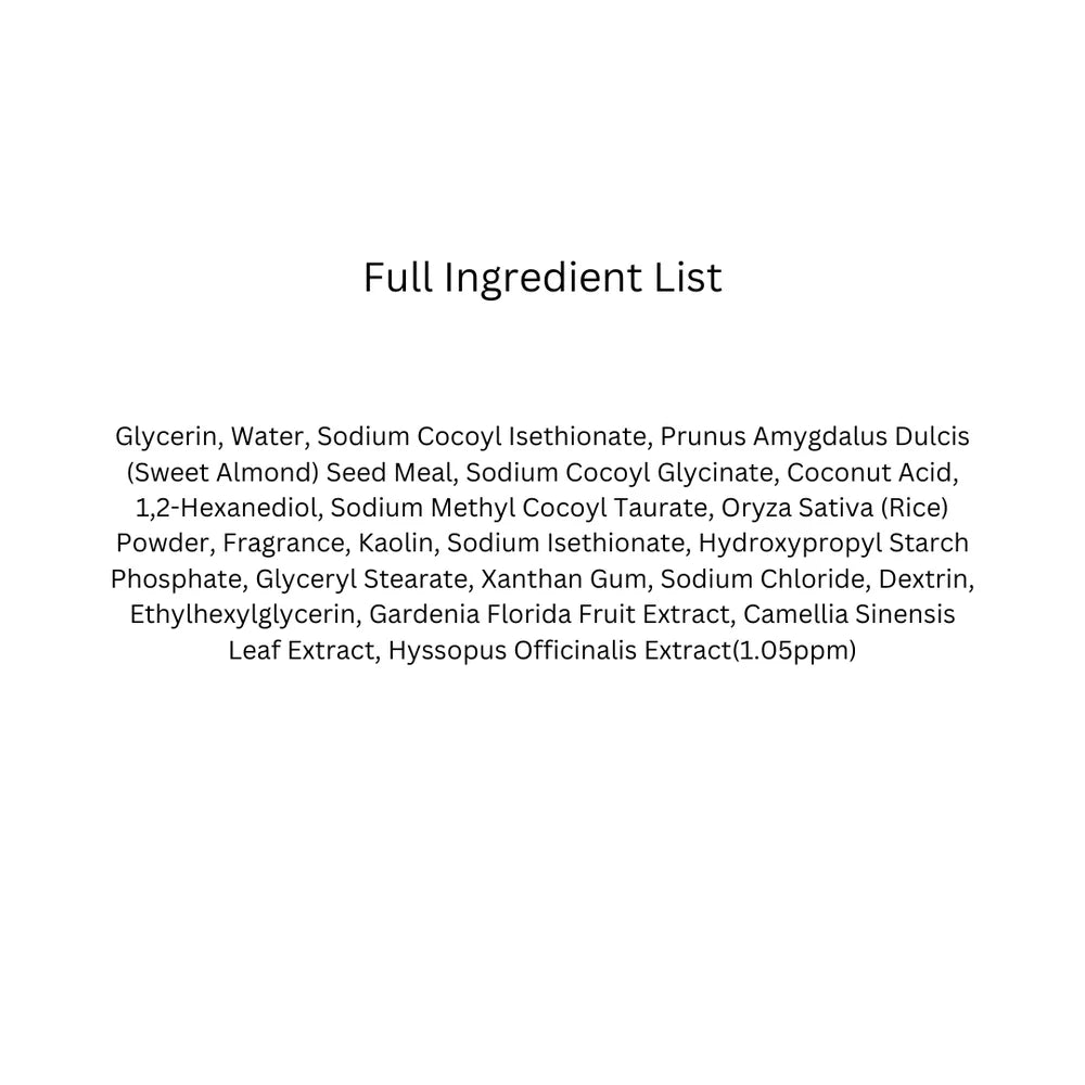 Arencia Blue Hyssop Rice Mochi Cleanser 120g